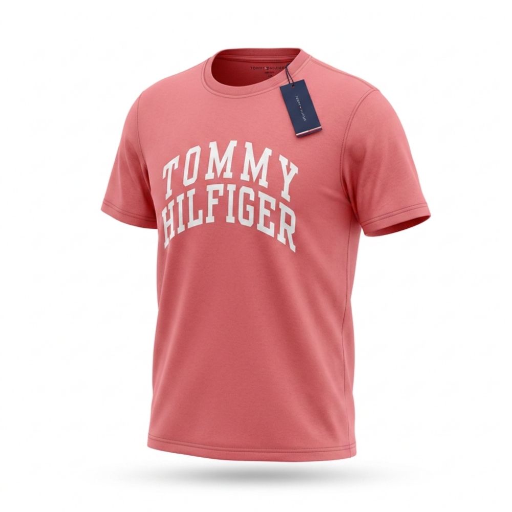 Playera caballero TH letras pecho