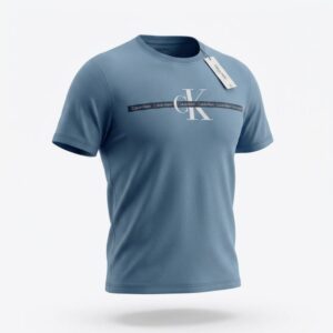 Playera Caballero Ck/ Plastificado logo